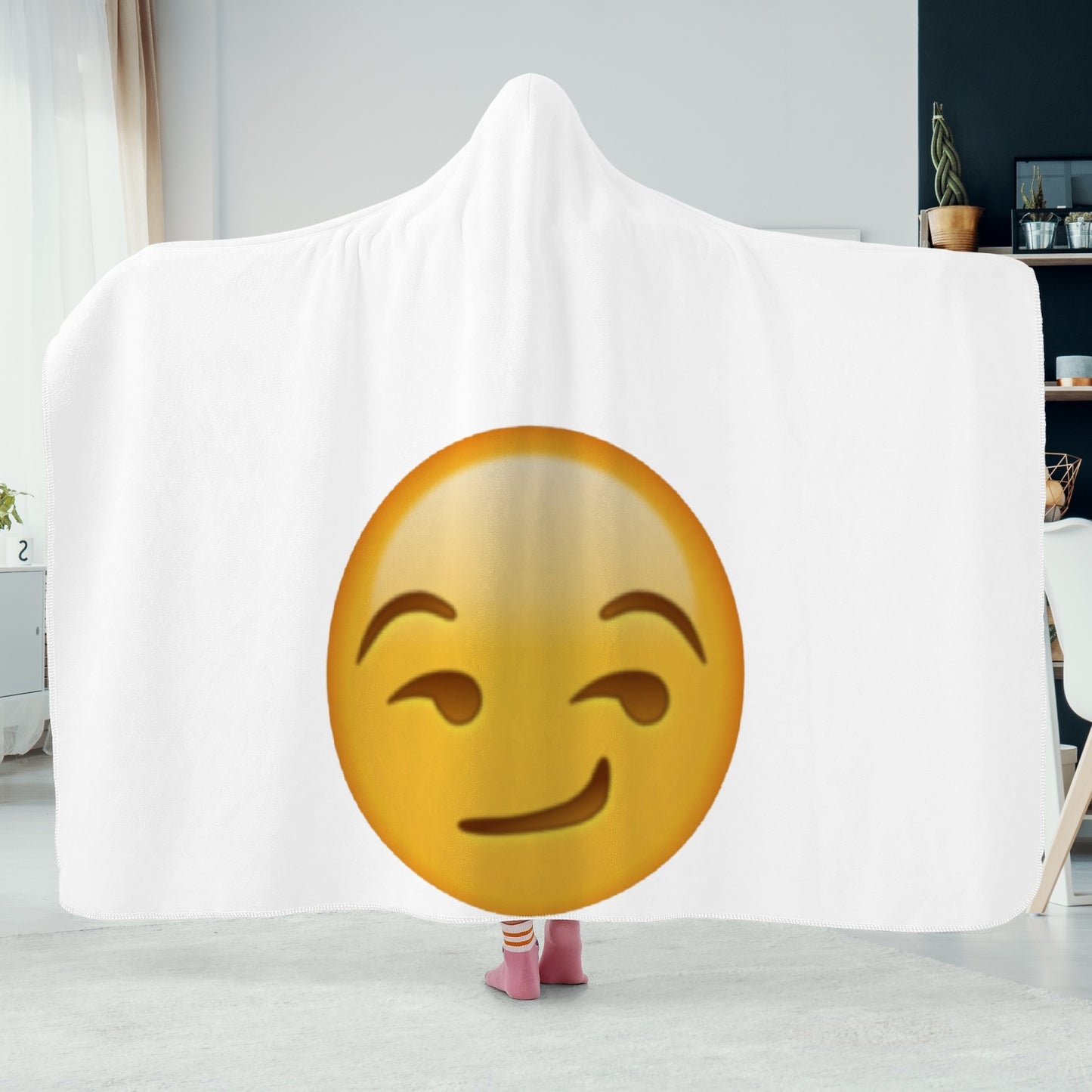 320. Casual Dual-Sided Stitched Hoodie Blanket