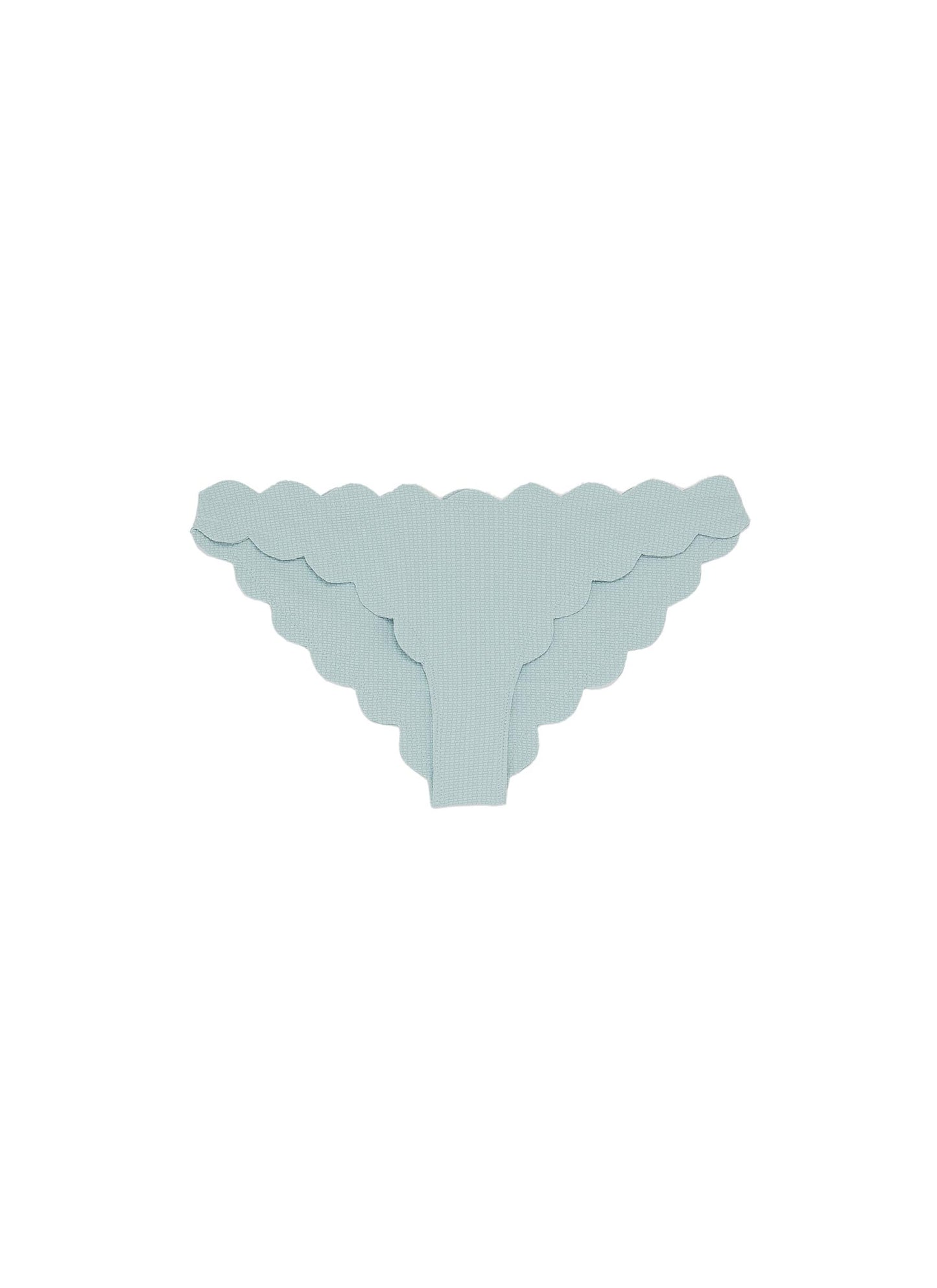 'Antibes' scalloped bikini bottoms - Marysia - Blue