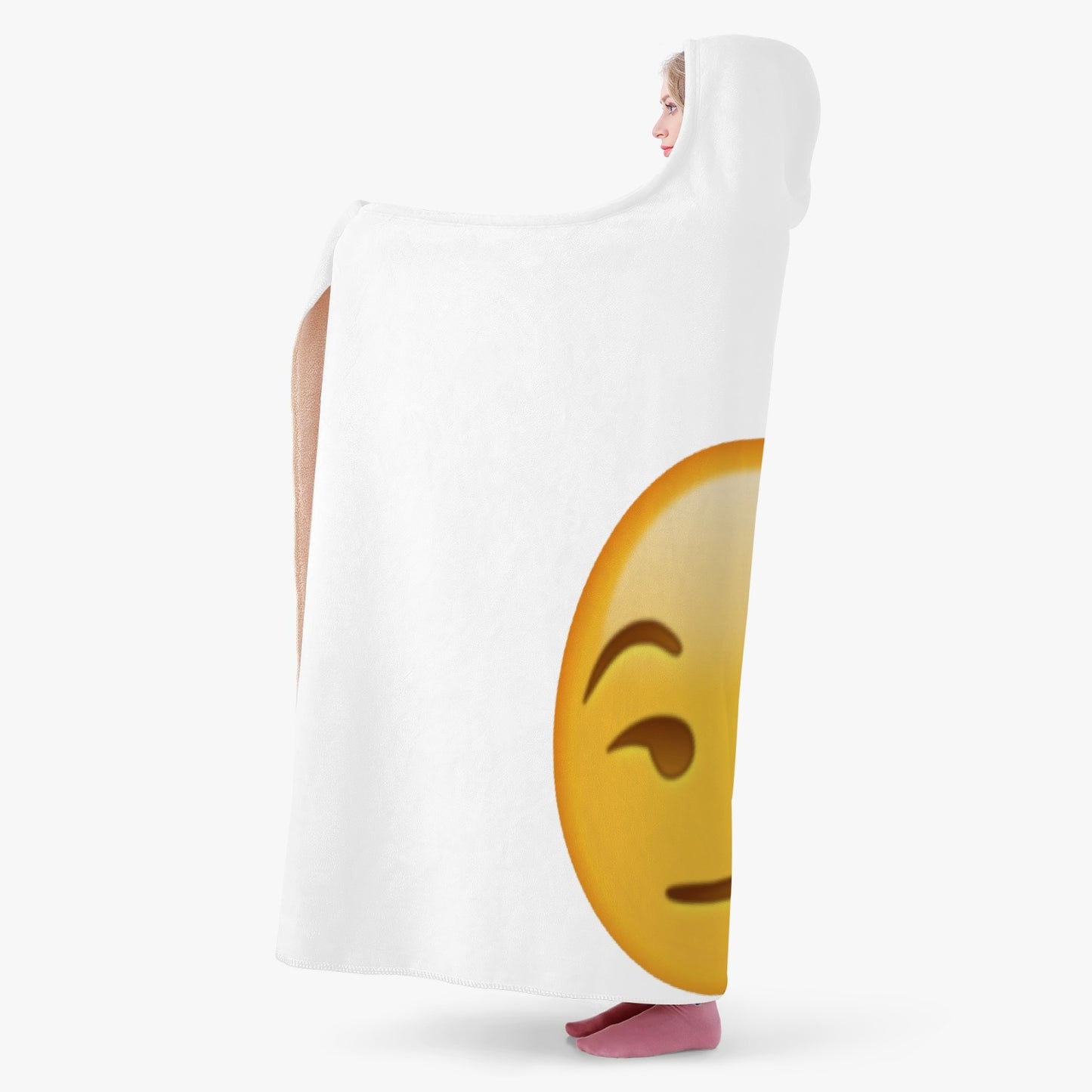 320. Casual Dual-Sided Stitched Hoodie Blanket