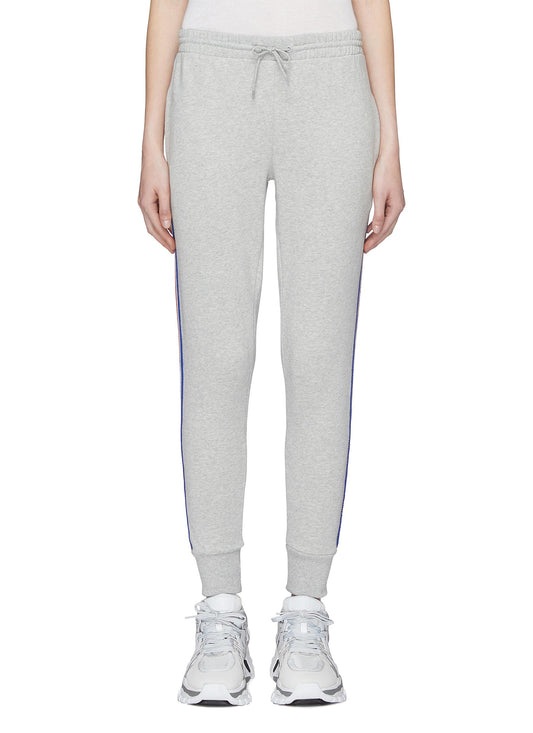 Logo stripe outseam track pants - être cécile - Grey