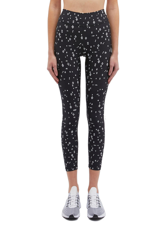'Signs Dance' print performance midi leggings - THE UPSIDE - Multi-colour