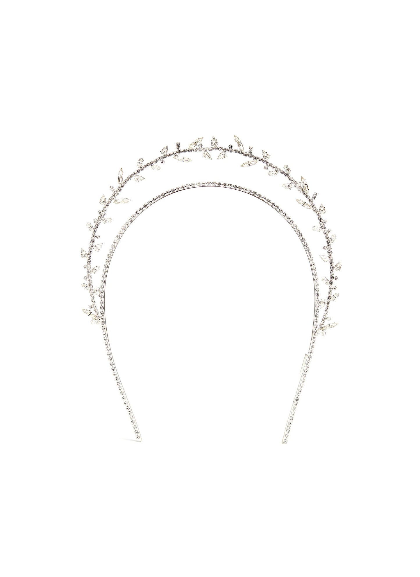 'Heart Knot' Swarovski crystal tiered headband