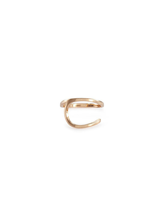 'La Ligne C' 18k rose gold ring - REPOSSI - Metallic